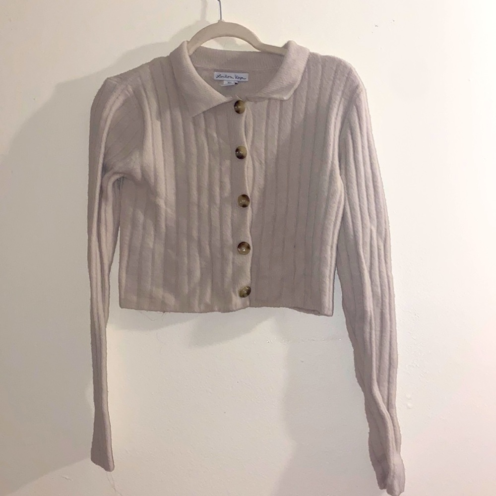 London Kaye button up sweater